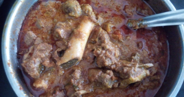 Mamsam Pulusu (mutton curry)