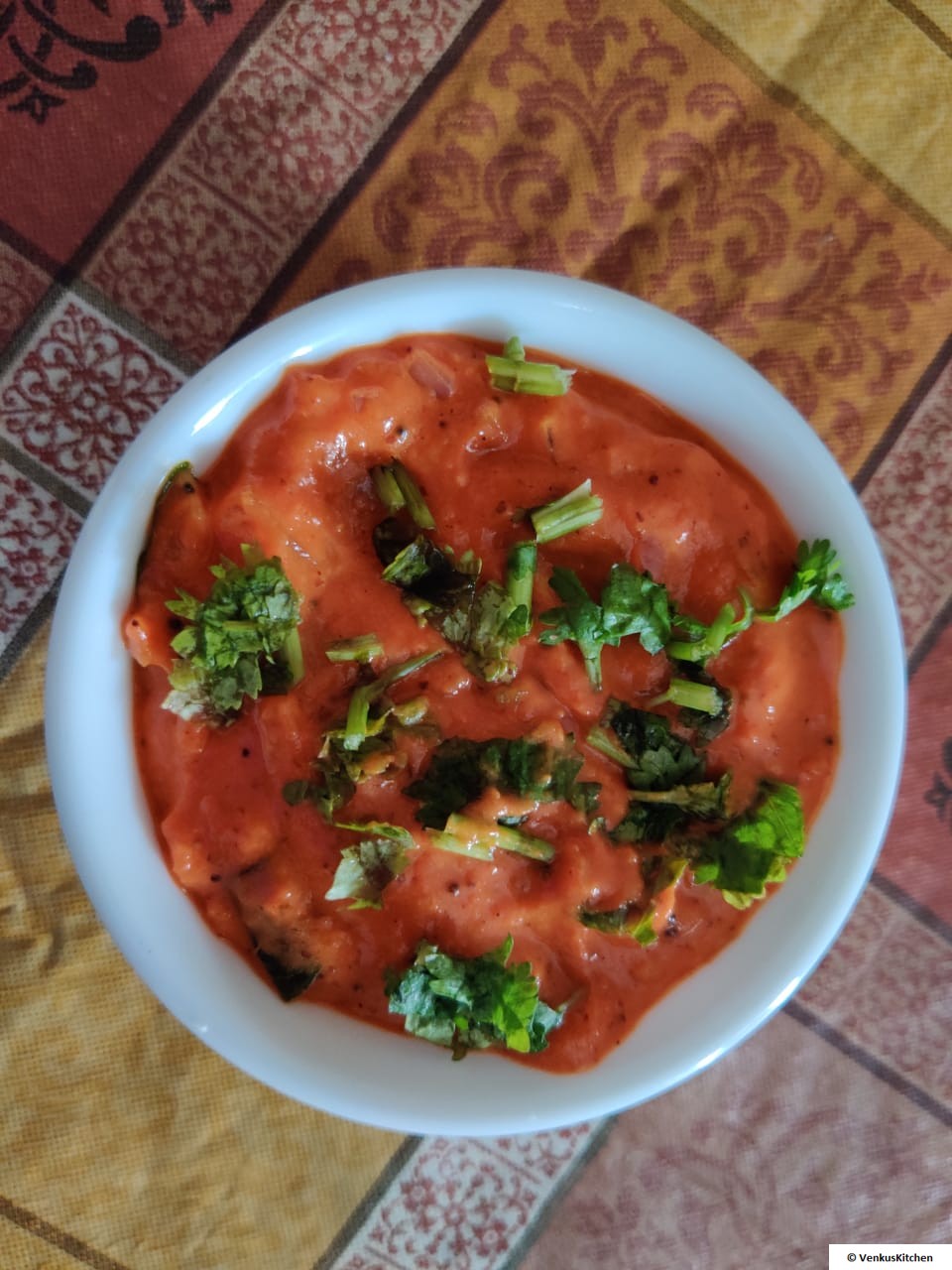 Creamy Tomato Chutney ( Vasundhara’s )