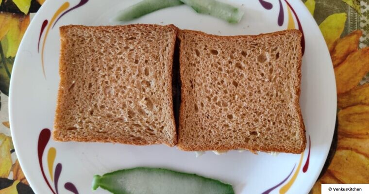 Sandwich with Grated Cucumber