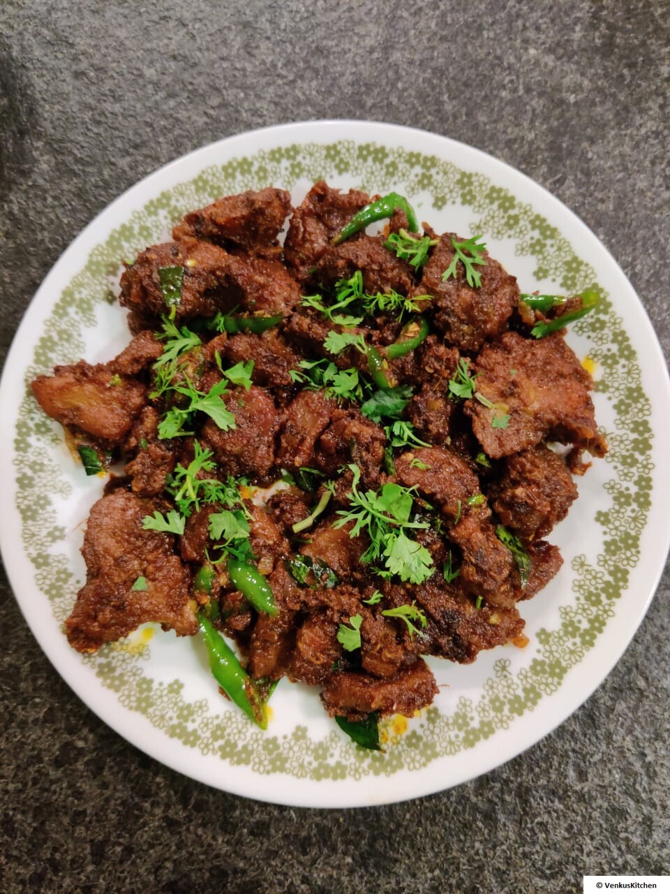 Mutton Fry Simple Method